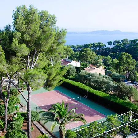 Le Paradis Au Mont Des Oiseaux - Studio - Clim - Tennis - Vue Mer Hyères Esterno foto