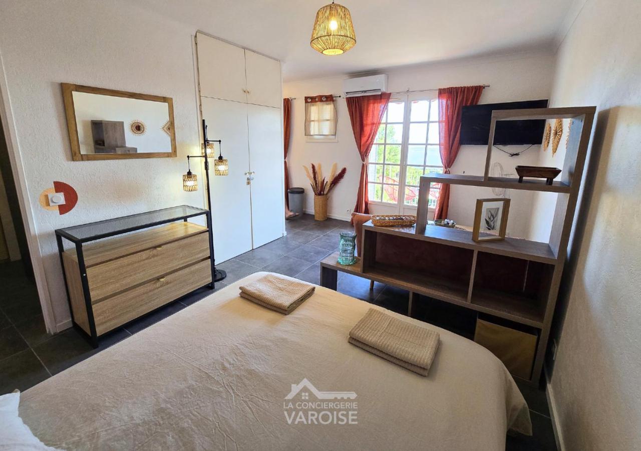 Apartment Le Paradis Au Mont Des Oiseaux - - Clim - Tennis - Vue Hyeres